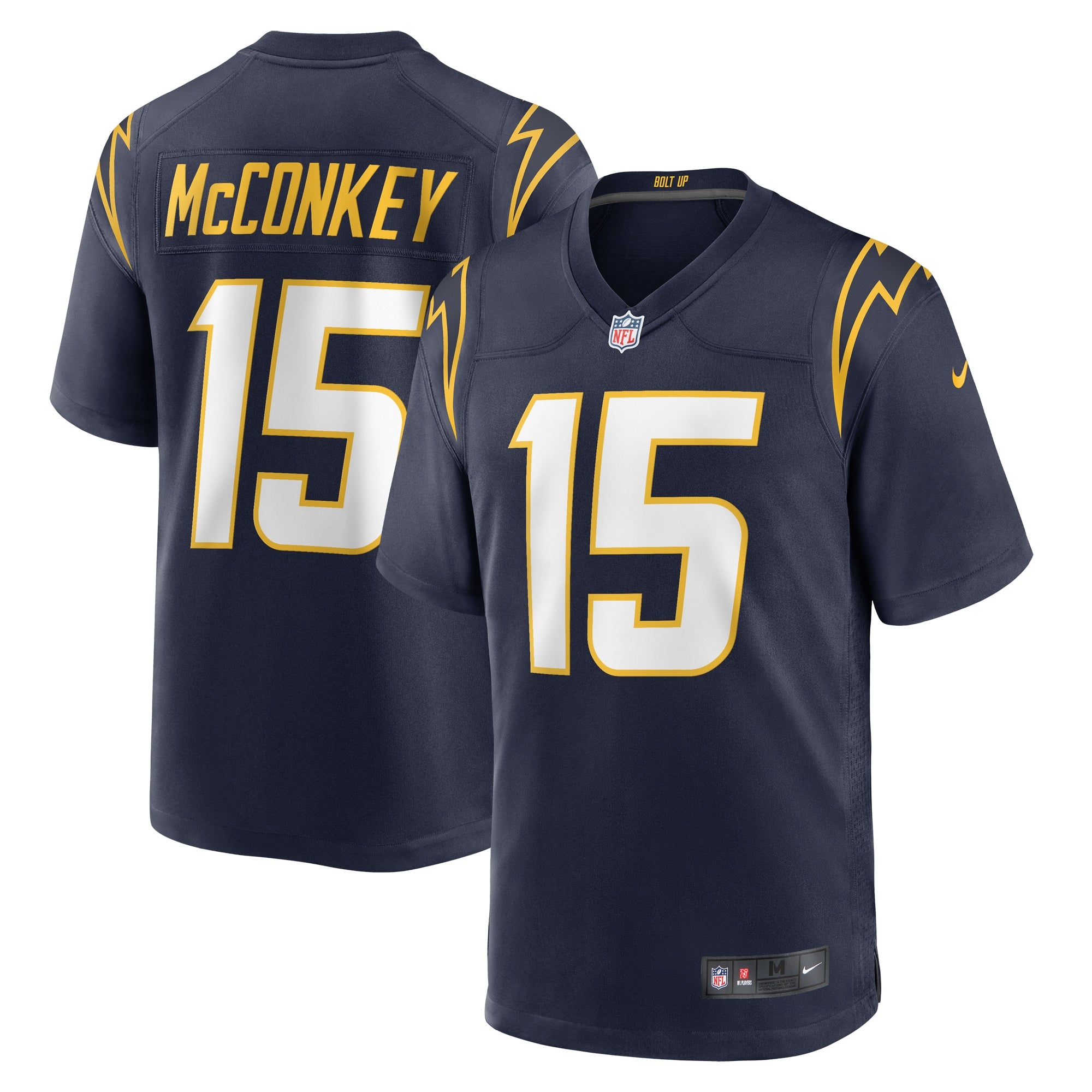 Ladd McConkey Los Angeles Chargers Nike Alternate Game Jersey -  Royal/Navy/White