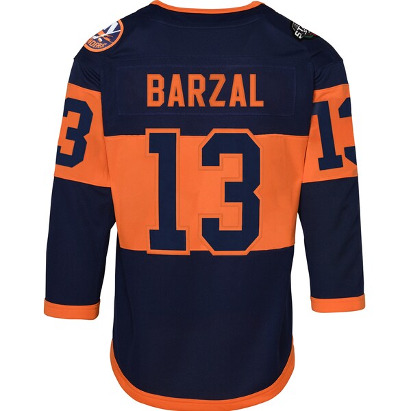 Mathew Barzal New York Islanders Youth 2024 NHL Stadium Series Premier Player Jersey – Navy
