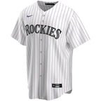 Colorado Rockies Nike Home Replica Custom Jersey - White