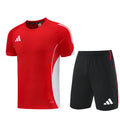 Adidas Short Sleeve Training Jersey Set - AD09- Red/Black