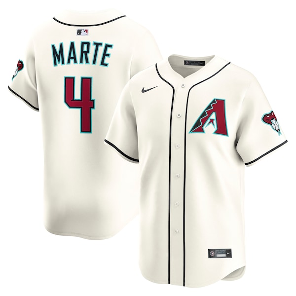 Ketel Marte Arizona Diamondbacks Nike Alternate Limited Player Jersey - Cream