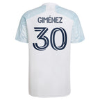 Gaston Gimenez Chicago Fire adidas 2022 Lakefront Kit Replica Player Jersey - White