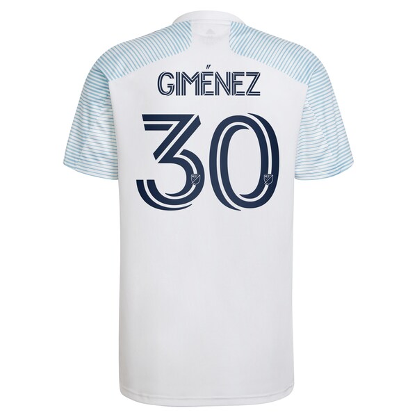Gaston Gimenez Chicago Fire adidas 2022 Lakefront Kit Replica Player Jersey - White