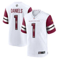 Jayden Daniels Washington Commanders Nike 2024 NFL Draft First Round Pick Player Game Jersey - White
