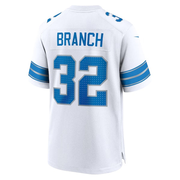 Brian Branch Detroit Lions Nike White Game Jersey -  White/Blue