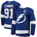 Steven Stamkos Tampa Bay Lightning adidas Home Primegreen Authentic Player Jersey - Blue/White