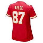 Travis Kelce Kansas City Chiefs Nike Women's Super Bowl LIX Game Jersey - Red