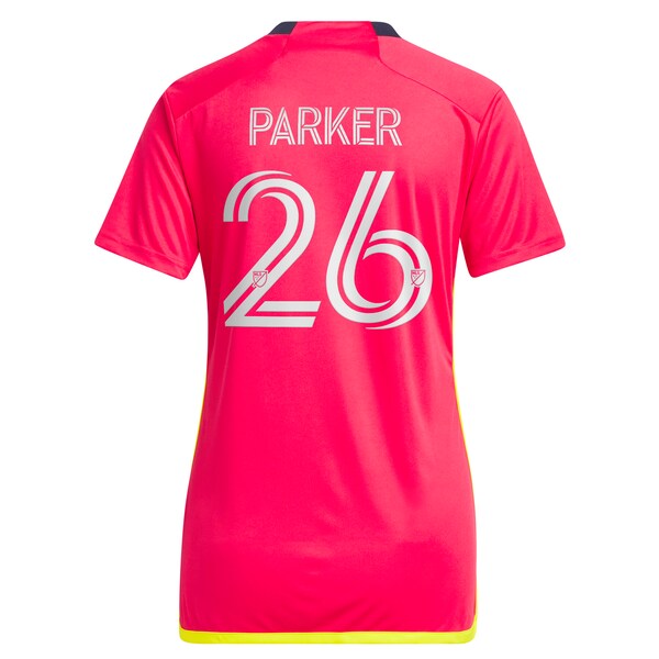 Tim Parker St. Louis City SC adidas Women's 2024 CITY Kit Replica Jersey - Red