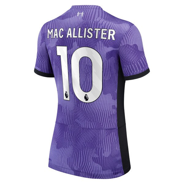 Alexis Mac Allister Liverpool Nike Women's 2023/24 Third Stadium Replica Player Jersey - Purple