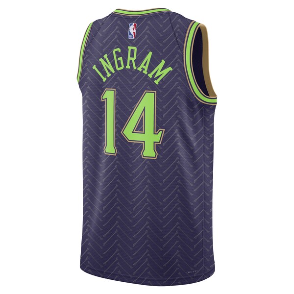 Brandon Ingram New Orleans Pelicans Nike Unisex 2024/25 Swingman Player Jersey - City Edition - Purple