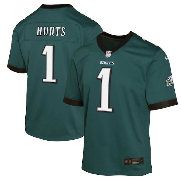 Jalen Hurts Philadelphia Eagles Nike Youth Game Jersey - Midnight Green