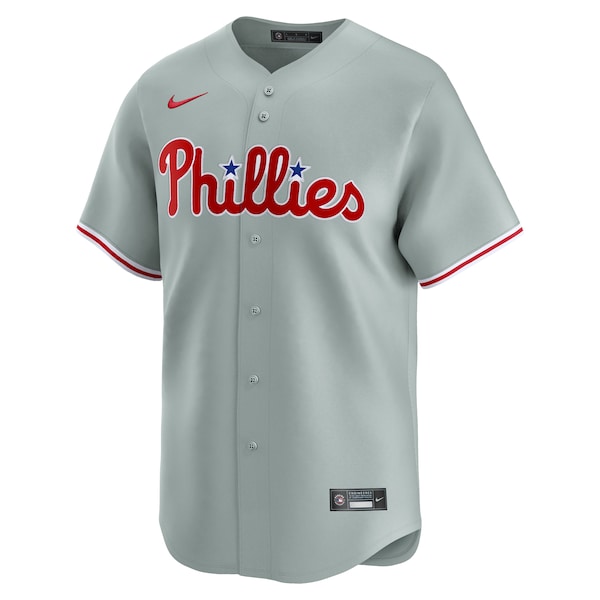 Philadelphia Phillies Nike Away Limited Jersey - Gray