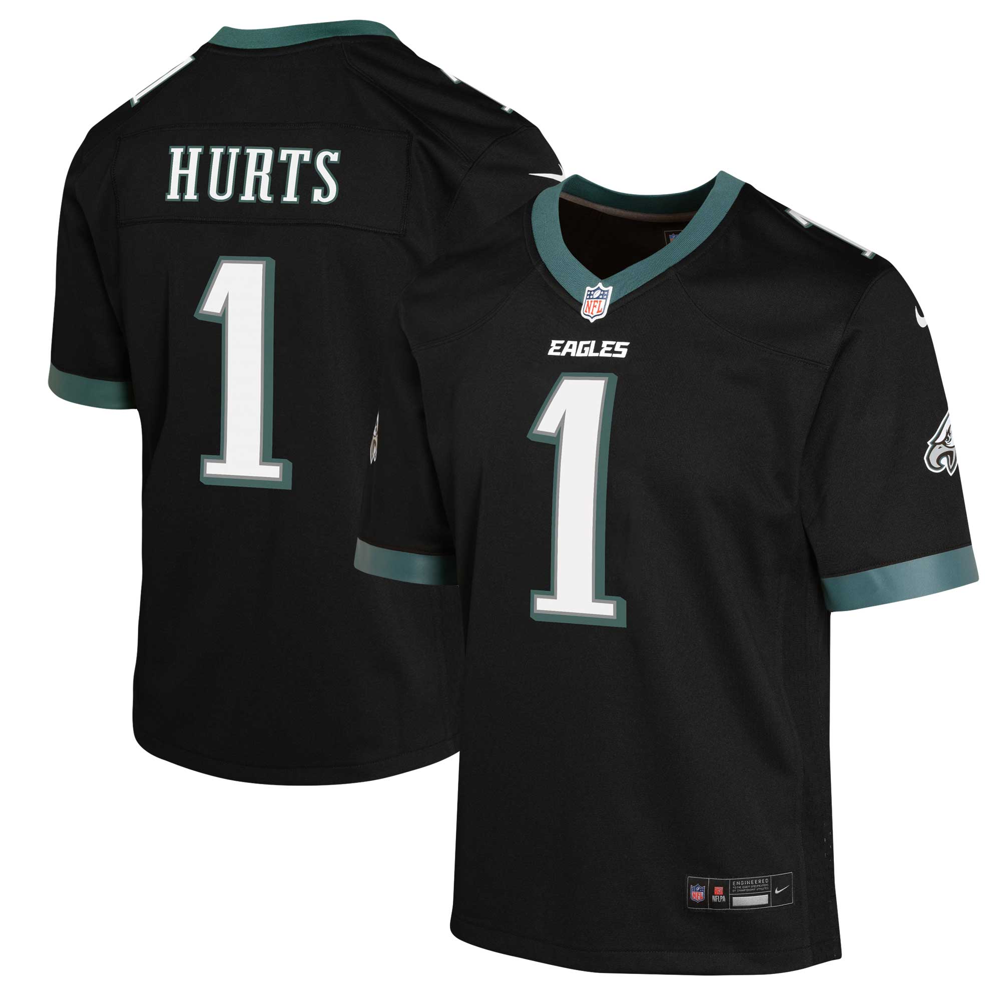 Jalen Hurts Philadelphia Eagles Nike Youth Game Jersey - White