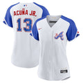 Ronald Acuña Jr. Atlanta Braves Nike Women's 2023 City Connect Replica Player Jersey - White