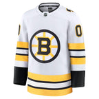 Boston Bruins  Away Premium Custom Jersey - White/Black