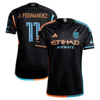 Julian Fernandez New York City FC adidas 2024 24/7 Kit Authentic Player Jersey – Black