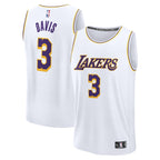 Anthony Davis Los Angeles Lakers  Youth Fast Break Replica Player Jersey - Association Edition - White