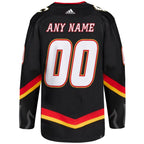 Calgary Flames adidas  Alternate  Primegreen Authentic Custom Jersey - Black
