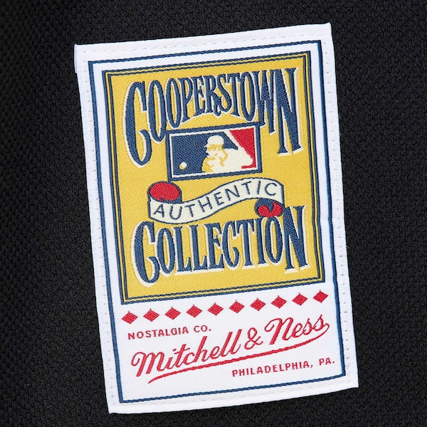 Ken Griffey Jr. Cincinnati Reds Cooperstown Collection Authentic Mesh Batting Practice Jersey - Black