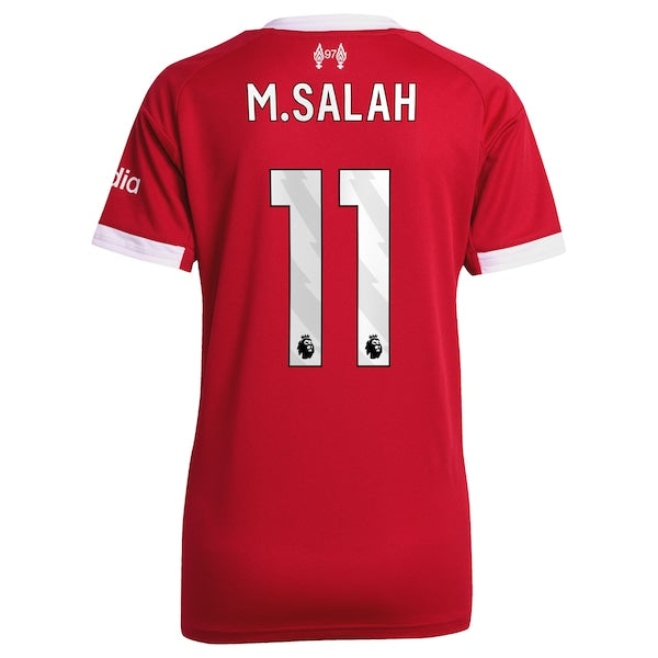 Mohamed Salah Liverpool adidas Women's 2025/26 Home Replica Jersey - Red