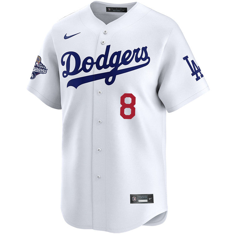 Enrique Hernández Los Angeles Dodgers Nike 2025 World Series Champions Limited Jersey - White