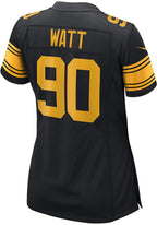 T.J. Watt Pittsburgh Steelers Nike Women's  Game Limited Jersey -  Black