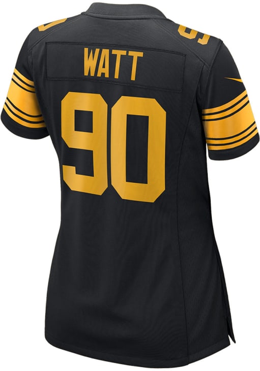 T.J. Watt Pittsburgh Steelers Nike Women's  Game Limited Jersey -  Black