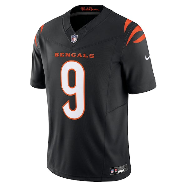 Joe Burrow Cincinnati Bengals Nike Vapor F.U.S.E. Limited Jersey - Black/White/Orange