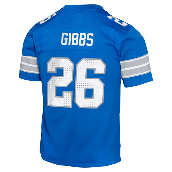 Jahmyr Gibbs Detroit Lions Nike Youth Team Player Game Jersey - Blue