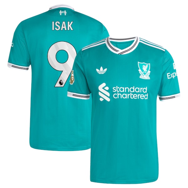 Alexander Isak Liverpool adidas 2025/26 Third Authentic Player Jersey - Green
