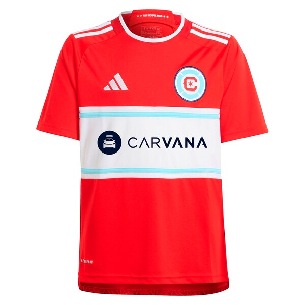 Chicago Fire adidas Youth 2024 Return To Red Replica Jersey – Red