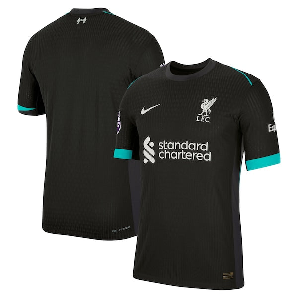 Liverpool Nike 2024/25 Away Authentic Blank Patch Jersey - Forest Green