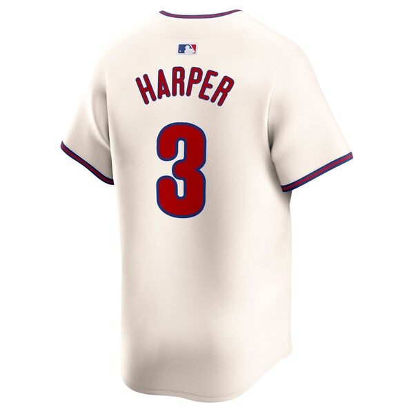 Bryce Harper Philadelphia Phillies Nike 3rd Alternate Limited Player Jersey – Cream
