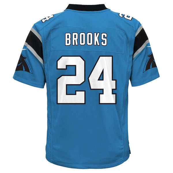 Jonathon Brooks Carolina Panthers Nike Youth Alternate Game Jersey - Blue/Black