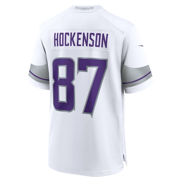 T.J. Hockenson Minnesota Vikings Nike Alternate Game Player Jersey - White
