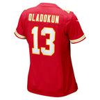Chris Oladokun Kansas City Chiefs Nike Women's  Game Jersey -  Red