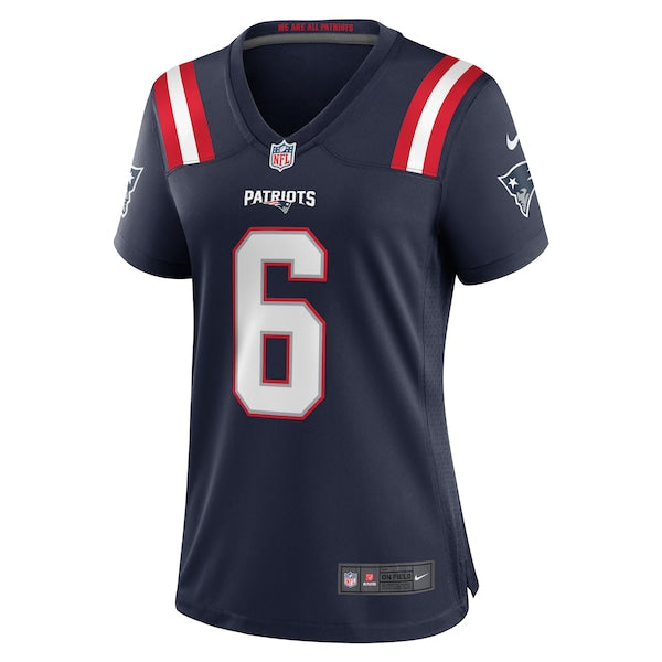 Javon Baker New England Patriots Nike Women's Team Game Jersey -  Navy