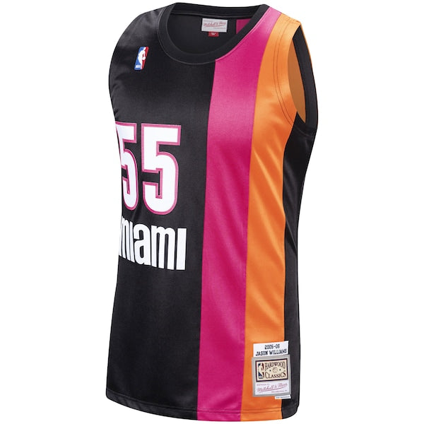 Jason Williams Miami Heat 2005/06 Hardwood Classics Swingman Jersey - Black