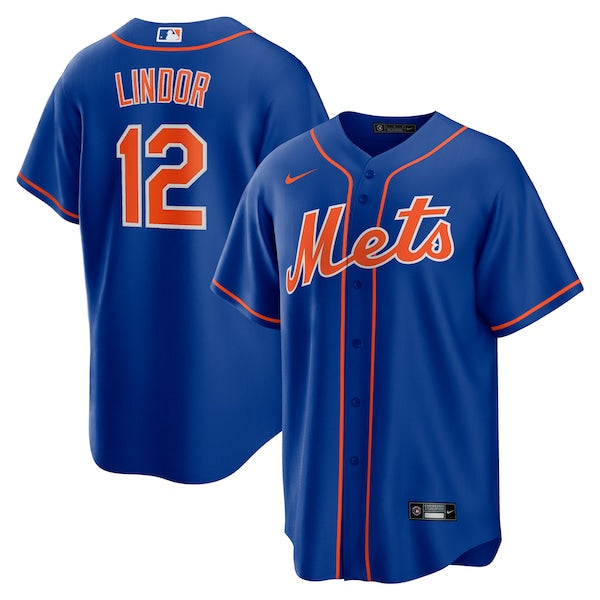 Francisco Lindor New York Mets Nike Big & Tall Alternate Replica Player Jersey - Royal