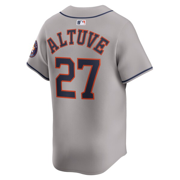 Jose Altuve Houston Astros Nike Road Limited Player Jersey - Gray