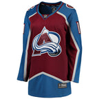 Brock Nelson Colorado Avalanche  Women's Home Breakaway Player Jersey - Burgundy