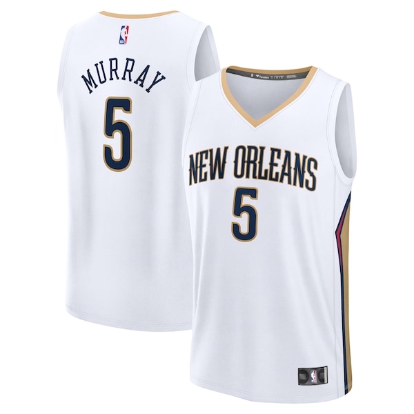 Dejounte Murray New Orleans Pelicans  Youth Fast Break Replica Player Jersey - Association - White Edition