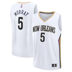 Dejounte Murray New Orleans Pelicans  Youth Fast Break Replica Player Jersey - Association - White Edition