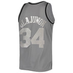 Hakeem Olajuwon Houston Rockets Hardwood Classics Retired Player 1993/94 Metal Works Swingman Jersey - Charcoal