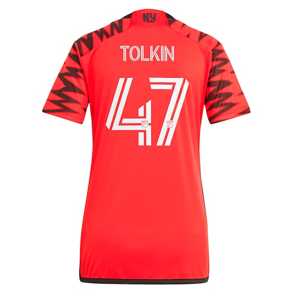 John Tolkin New York Red Bulls adidas Women's 2024 Legacy Replica Player Jersey – Red