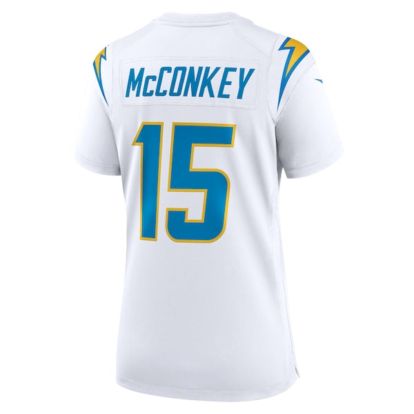 Ladd McConkey Los Angeles Chargers Nike Women's Game Jersey -  White/Navy/Royal
