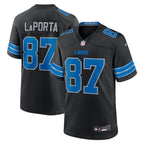 Sam LaPorta Detroit Lions Nike 2nd Alternate Game Jersey - Black/Blue