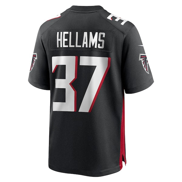 DeMarcco Hellams Atlanta Falcons Nike Team Game Jersey -  Black