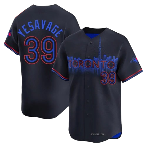 Trey Yesavage Toronto Blue Jays Nike Home Limited Jersey - City Connect - Dark Blue