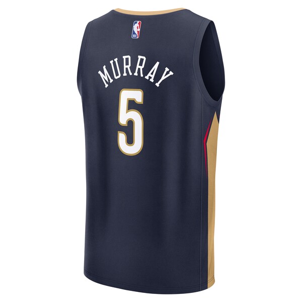 Dejounte Murray New Orleans Pelicans  Fast Break Replica Player Jersey - Icon Edition - Navy